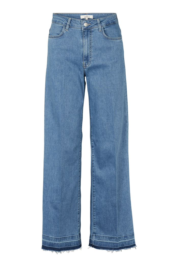 Basic Apparel Enya Light Jeans Jeans 752 Denim Blue Fringe
